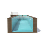 90mm de espesor de acrílico de la piscina de la pared de la piscina hojas de plexi para las paredes de cristal de acrílico transparente de la piscina