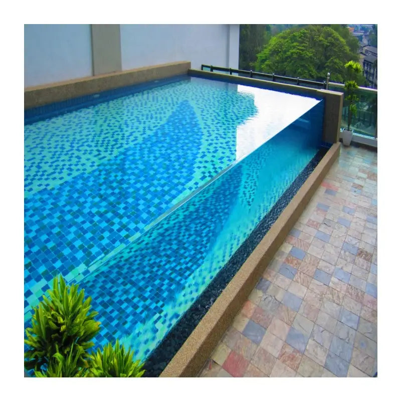 Aupool Casa jardín Diseño Acrílico casa de lujo villa piscina