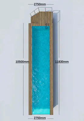 90mm de espesor de acrílico de la piscina de la pared de la piscina hojas de plexi para las paredes de cristal de acrílico transparente de la piscina