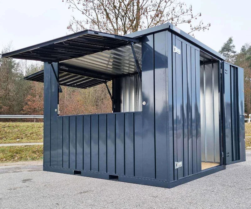 CONTENEDOR DE VENTA DE 4 M CON 2 TRAMPILLAS DE VENTA