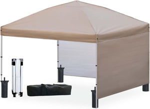 Tienda móvil del toldo 10x10 con 2 paredes laterales