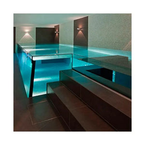 Aupool Casa jardín Diseño Acrílico casa de lujo villa piscina