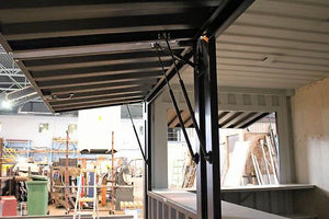 CONTENEDOR DE 20 PIES EQUIPADO PARA USO EN BAR / CAFETERÍA