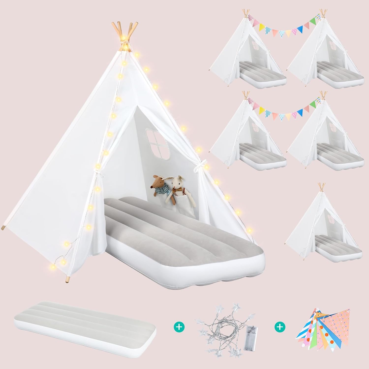 Tenda a granel com colchão de ar leve e inflável