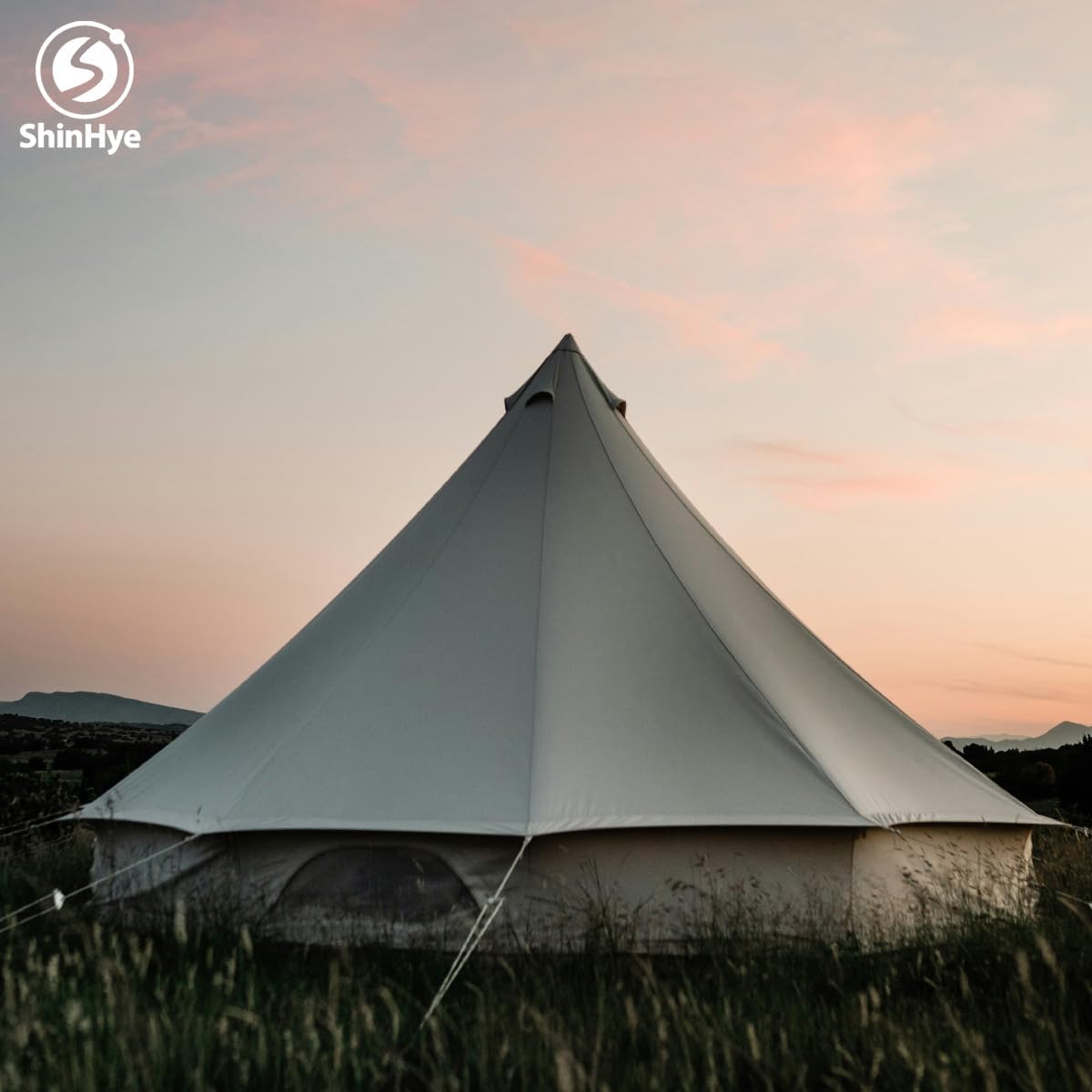 Barracas 100% do algodão glamping com fogão de Jack, acampamento da família