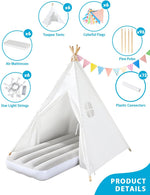 Tenda a granel com colchão de ar leve e inflável