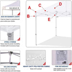 Tent Top Cover, Couverture Instant Canopy