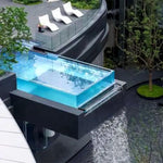 Aupool Casa jardín Diseño Acrílico casa de lujo villa piscina