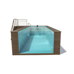 90mm de espesor de acrílico de la piscina de la pared de la piscina hojas de plexi para las paredes de cristal de acrílico transparente de la piscina