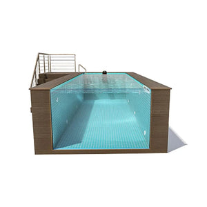 90mm de espesor de acrílico de la piscina de la pared de la piscina hojas de plexi para las paredes de cristal de acrílico transparente de la piscina