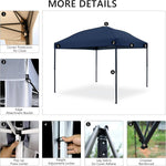 Barraca exterior do dossel com os sacos de areia imediatos para acampar