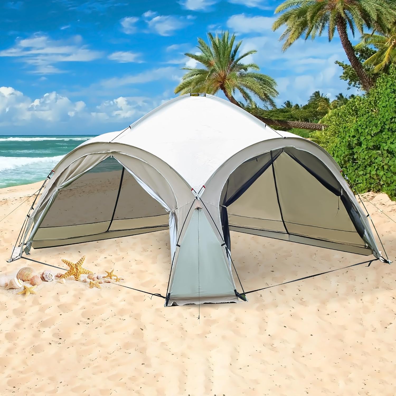 Tenda de Praia Grande 14 x 14