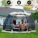 barraca protegida iglu 6-10-15 do dossel do PNF-acima