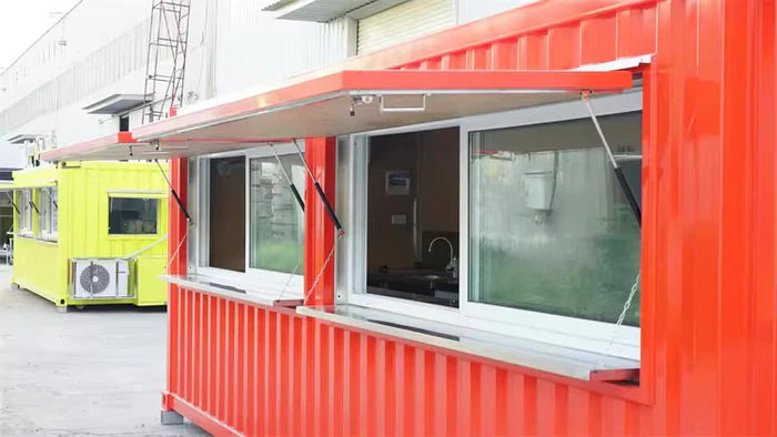 TIENDA DEL ENVASE DE 20 PIES PARA EL RESTAURANTE O EL CAFÉ