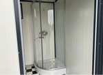 Contenedor sanitario 4X2M inodoro doble con duchas