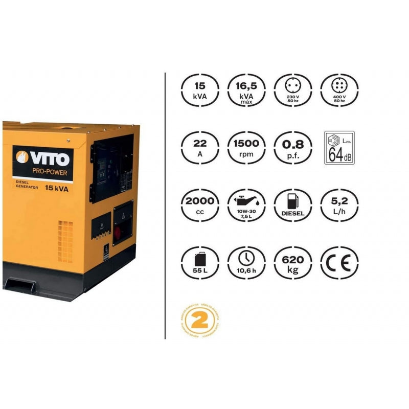 15kva grupo gerador diesel monofásico trifásico Início automático autonomia 17H