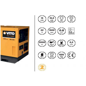 15kva grupo gerador diesel monofásico trifásico Início automático autonomia 17H