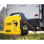 Silêncio Conjunto Gerador 2200W Autonomia + 10 horas Portátil Inversor Acampamento Construção do Site Garagem do CAMPEÃO
